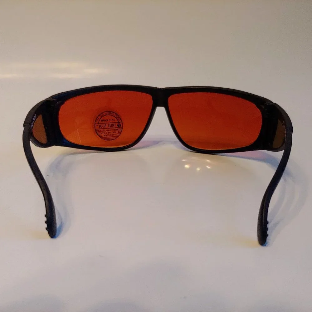 (NWT) Vintage 90's Kids Nylon Sun Wrapper Sports Sunglasses (S.Black)